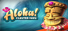 Aloha! The Aloha Cluster Pays slot is an easy and different game. The payment of the cluster is 5 reels and 10 paylines. This slot is inspired by the Hawaiian lifestyle and has a cartoon feel. The configuration of the reels is somewhat unusual. All symbols in this game are related to the theme. The coils are set against the backdrop of a Hawaiian village. Play in the summer weather, come have fun to the sea, relax and earn a lot more in Hawaii!
