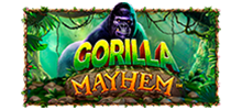 <p data-pm-slice=1 1 []>A jungle adventure is waiting for you in Gorilla Mayhem! The 5x4, 1024 ways to win game combines wilds with fearsome creatures as players search for glittering gems to activate the bonus. A progressive Free Spins round brings more rewards the more gorillas you earn. With a retriggerable bonus, how many gains await within the vegetation?</p>