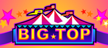 Big Top is a fun and colorful game filled with circus surprises! <br/>
The WILD Clown substitutes for any other symbol to make sure you will laugh hysterically when winning the amazing prizes that this game has to offer.
