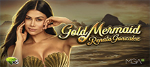 <div>With Gold Mermaid by Renata González, you will live a unique experience in the company of the famous and beautiful Colombian artist Renata González and her golden sea. In the MGA Games our characters gain life! <br/>
</div>
<div>Enjoy the most fun with international stars and win countless prizes!  </div>