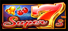 Super 7s is a classic video slot with a 3 rows and 5 reels!