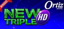 Triple your winnings with New Triple HD! <br/>
<br/>
Experience the new Video Bingo concept and live an adventure with Big Eye and the lucky Hat. <br/>
<br/>
This game starts with an initial drop of 30 balls. You’ll have the opportunity to aquire up to 10 extra balls per round. <br/>
<br/>
Thirteen prizes and a jackpot are waiting for you in this wonderful machine.  <br/>
<br/>
When the Joker appears, it invites you to pick the next number to be drawn from the Extra Bonus Balls!<br/>
<br/>
 Enjoy!